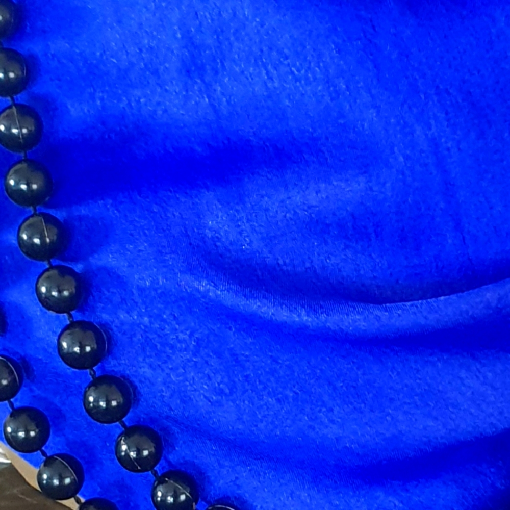 VINTAGE BLACK PEARL NECKLACE